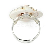Natural Shiva Eye Shell Finger Rings RJEW-TA00174-5
