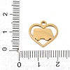304 Stainless Steel Charms SA-CBAE30B-03G-G-3