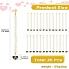 26Pcs Acrylic & Alloy Enamel Pendant Decoration HJEW-CJ00053-8