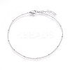 Tarnish Resistant 304 Stainless Steel Curb Chain Anklets LS-AJEW-P069-05P-1