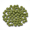 6/0 Baking Paint Glass Seed Beads SEED-Q025-4mm-N04-2