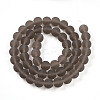 Transparent Glass Beads Strands GLAA-T032-T8mm-MD02-2
