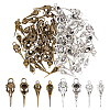 80Pcs 4 Style Tibetan Style Alloy Pendants FIND-AR0001-93-1