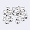 925 Sterling Silver Split Jump Rings STER-F036-01S-0.6x5mm-1