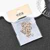 SHEGRACE Brass Micro Pave Clear Cubic Zirconia Pendants XGRQ29758-394G-Z-6