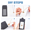 Foldable Creative Kraft Paper Box CON-WH0077-08A-3