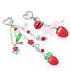 2Pcs 2 Styles Resin Pendant Decorations HJEW-TA0001-37-2