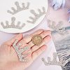 Crown Self Adhesive Rhinestone Appliques DIY-WH0349-70-3