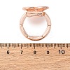Zinc Alloy & Enamel Stretch Finger Rings for Women RJEW-M101-01D-G-5