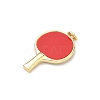 Sports Brass Resin Pendants KK-P345-74G-2