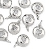 SHEGRACE Valentine's Day Brass Clear Cubic Zirconia Charms XGRQ3P533-594P-1