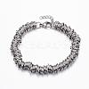 Tarnish Resistant 304 Stainless Steel Chain Bracelets BJEW-E305-02P-1