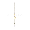 Glass Teardrop Big Pendant Decorations HJEW-M005-05D-G-2
