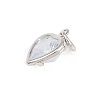 Brass Glass Charms KK-A269-51P-2