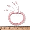 Adjustable Natural & Synthetic Mixed Gemstone Beads Braided Bead Bracelets for Women BJEW-L713-B-6