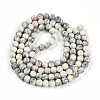 Baking Paint Glass Beads Strands DGLA-N003-8mm-C05-3