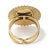 Ion Plating(IP) 304 Stainless Steel Ring RJEW-B059-03G-01-3