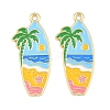 Ocean Alloy Enamel Pendants FIND-E057-02I-1