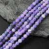 Natural Weathered Agate Beads Strands G-G589-6mm-06-1