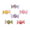 30Pcs 6 Color Plastic with Resin and Polymer Clay Accessories KY-CJ0001-35-3
