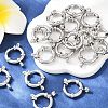 Tarnish Resistant 304 Stainless Steel Spring Ring Clasps STAS-R083-04-5