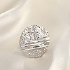 304 Stainless Steel Cuff Open Rings FS-WGD6945-07-1