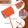 1 Roll Soft Nylon Braided Cord NWIR-SP0001-04E-2