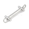 304 Stainless Steel Letter Connector Charms LS-STAS-M108-01P-09-2