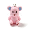 10Pcs Opaque Resin Pendants RESI-H160-01P-03-1