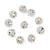 Brass Rhinestone Beads RB-A011-8mm-28S-4