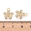 Rack Plating Alloy Rhinestone Charms FIND-N011-21KCG-3
