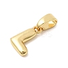 Brass Letter Charms KK-G554-22G-L-2