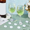 50Pcs Acrylic Round Sheet Pendants DIY-BC0014-03A-5