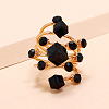 Alloy Rhinestone Multi-layer Rings LS-VU7935-4-2