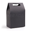 Rectangle Paper Bags with Handle and Clear Heart Shape Display Window CON-D006-01A-02-2