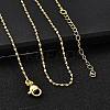1.5MM Brass Oval Link Chain Necklaces NJEW-M108-17G-4
