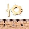 SHEGRACE Brass Toggle Clasps XGR0125G-158G-3