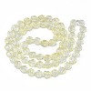 Electroplate Glass Beads Strand EGLA-S188-19-B02-2