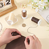 3 Rolls 3 3 Colors Flat Waxed Polyester Cord OCOR-CL0001-12A-3