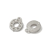 10Pcs 304 Stainless Steel Pendant Rhinestones Settings STAS-Z144-01P-3