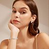 6Pcs 3 Styles Rack Plating Brass Micro Pave Clear Cubic Zirconia Fold Over Clasps KK-HS0001-01P-7