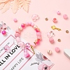 167Pcs Flower & Geometry Acrylic & Resin Beads DIY-YW0002-55-8