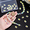 1 Strand Electroplate Glass Beads Strands GLAA-PH0004-31-3