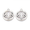 Tibetan Style Alloy Pendants TIBE-N014-15AS-1