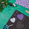 9Pcs 9 Styles Acrylic Template DIY-BC0011-94-4