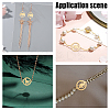 12Pcs 3 Style PVD Vacuum Plating 201 Stainless Steel Links STAS-UN0031-45-7