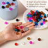 Craftdady 88pcs 8 colors Glass European Beads GLAA-CD0001-10-13