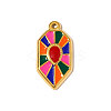 304 Stainless Steel Enamel Pendants STAS-OY008-57G-1