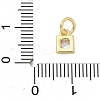 Brass Pave Cubic Zirconia Pendants LS-KK-K368-13G-04-3