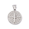 Non-Tarnish 304 Stainless Steel Pendants STAS-G289-01P-1